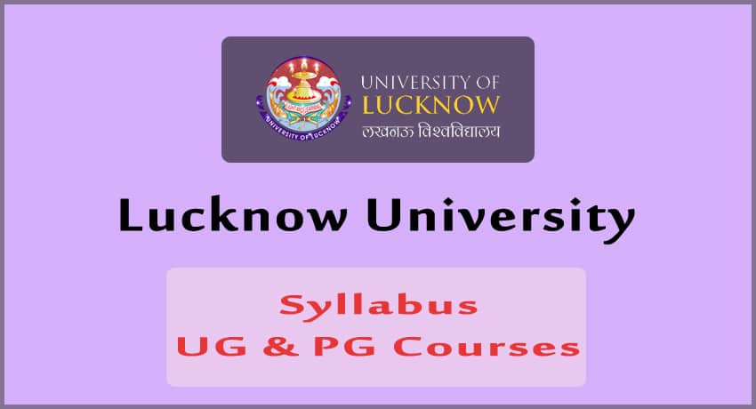 Lucknow University Syllabus