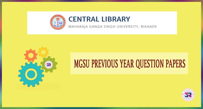 MGSU Previous Year Question Papers