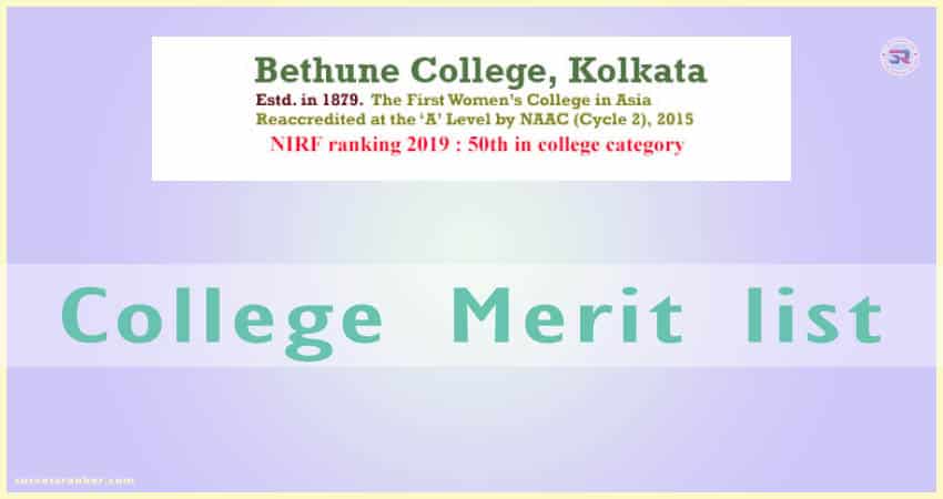 Bethune College Merit List