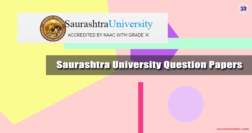 Saurashtra University Question Papers