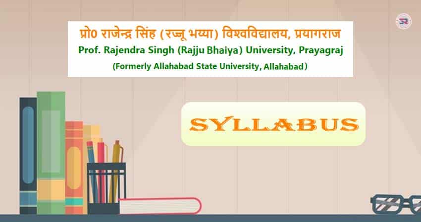 Allahabad State University Syllabus
