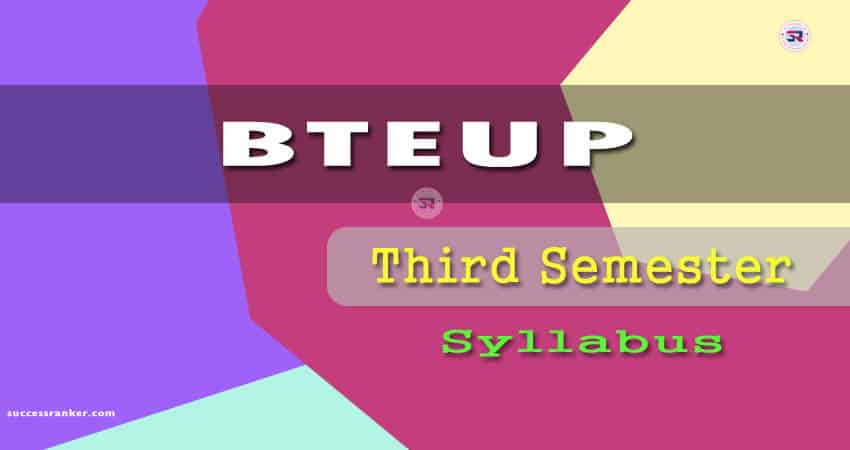 BTEUP Third Semester Syllabus