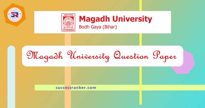 Magadh University Question Paper