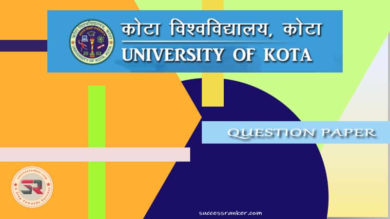 Kota University Question Paper