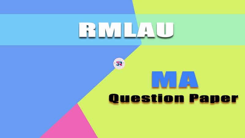 RMLAU MA Question Paper