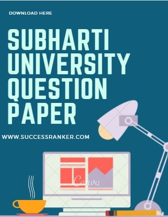 Subharti University Question Paper