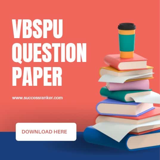 VBSPU Quuestion Paper