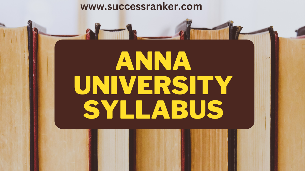 Anna University Syllabus
