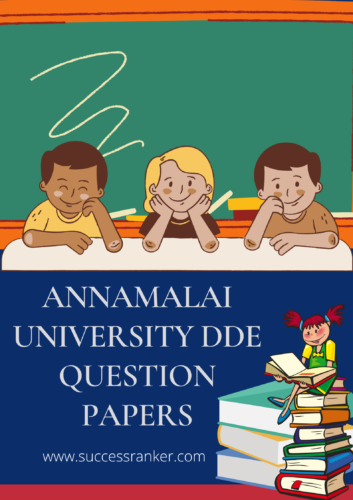 Annamalai University DDE Question Papers