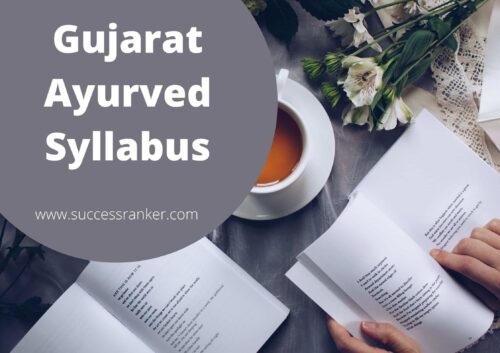 Gujarat Ayurved Syllabus