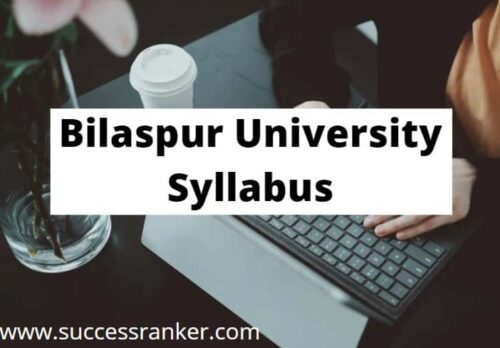Bilaspur University Syllabus